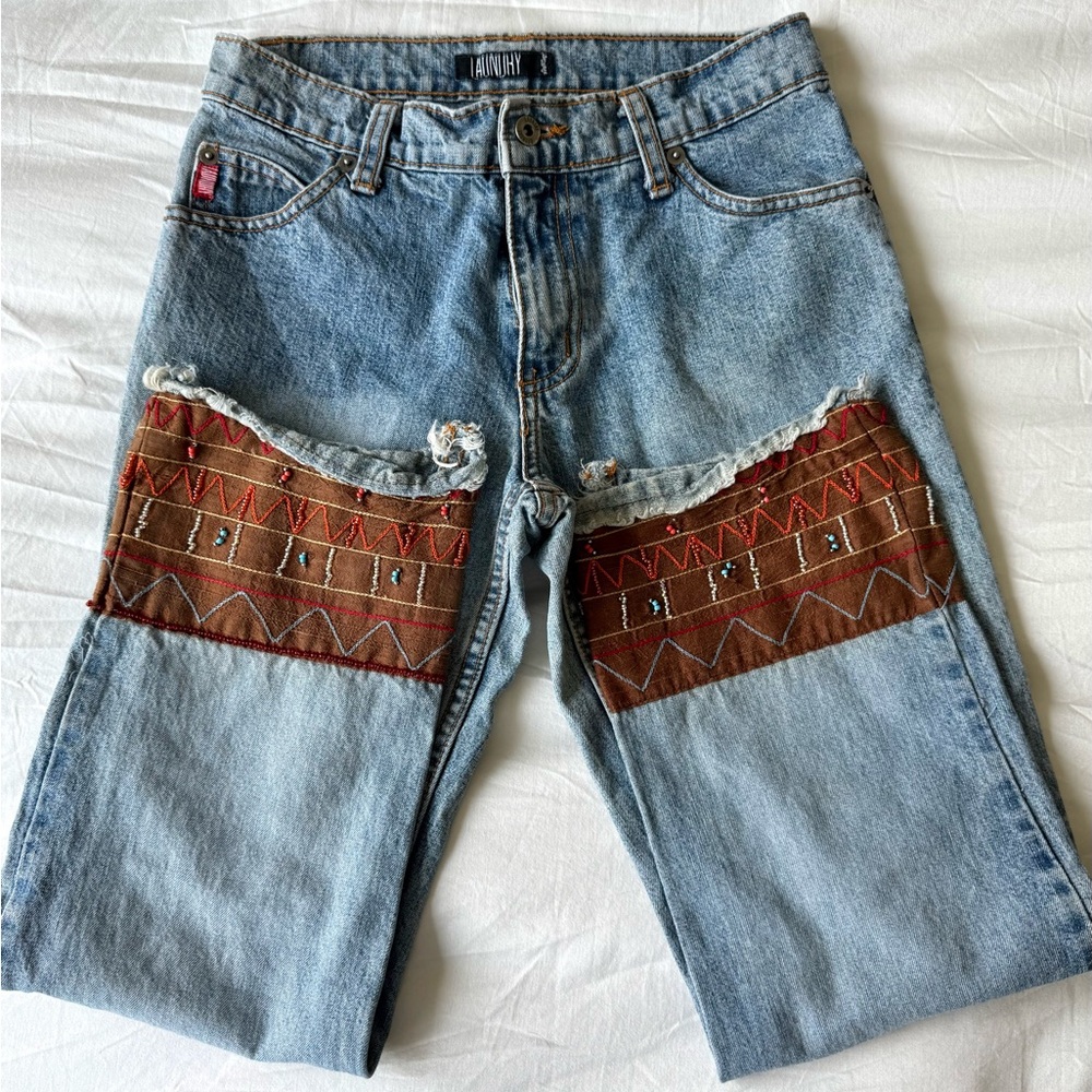 Rare Vintage from the 90’s Western Jeans By Laundry Shelli Segal